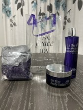 Monat Tis the Shower Gift Set In-shower Moisturizer 10 oz Body Balm 5 oz 2 Poufs