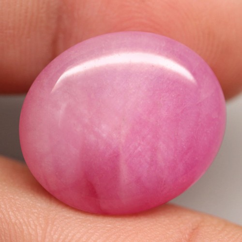 40.16Ct. Natural Gemstone Ruby Pink Oval Cabochon Mozambique Large Ravishing - Picture 5 of 7