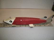 WOOD FISH DECOY ICE FISHING LURE MINNESOTA CARVER ORIGINAL DARKHOUSE SPEARING 10