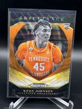 2021-22 Panini Prizm Draft Picks - Brilliance Keon Johnson #5 Orange Wave Prizm