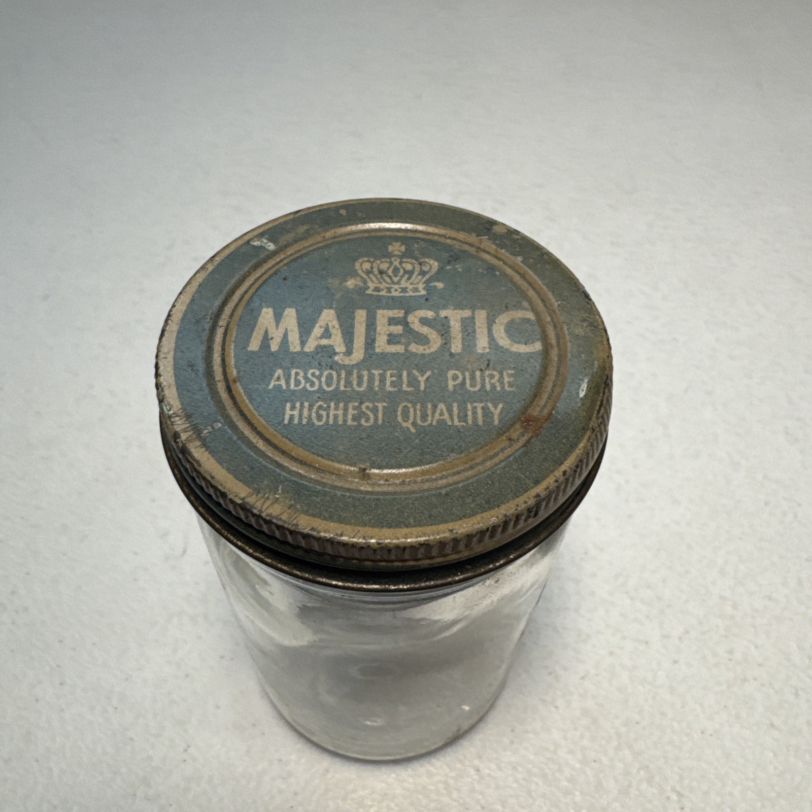 Vintage Majestic Mayonnaise Glass Jar With Lid Herwig & Leitch Corp.