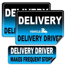 Delivery Driver Magnet for Car, 3 Pack Heavy Duty Flex Driver Car Magnets Sig...
