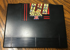 World Heroes 2 Neo Geo AES US Version Dog Tag No Manual -Tested & Working-