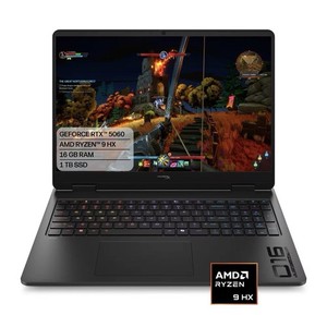 HyperX - OMEN 16" 165Hz 2.5K OLED Jeu ordinateur portable - AMD Ryzen 9 8940HX (2025) -...