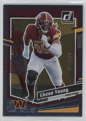 2023 Panini Donruss Press Proof Silver 26/100 Chase Young #293 1u6