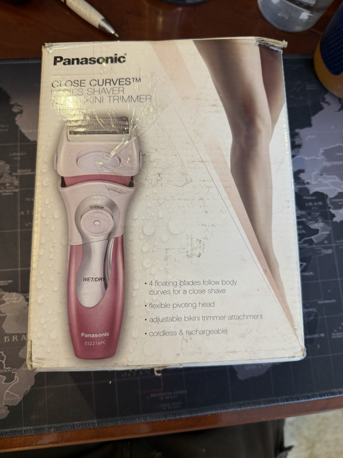 Panasonic Es2216pc Close Curves Wet/dry Ladies Shaver - Pink