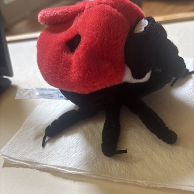Smithsonian Backyard Ladybug Stuffed Plush Poseable Bug w/Tag 2003 Gift Vintage