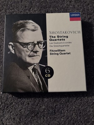 Shostakovich The String Quartets Fitzwilliam String Quartet (Decca 1998) 6 Disc