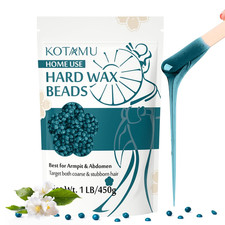 Hard Wax Beads for Hair Removal, 1Lb Jasmine Wax Beads for Sensitive Skin Armpit