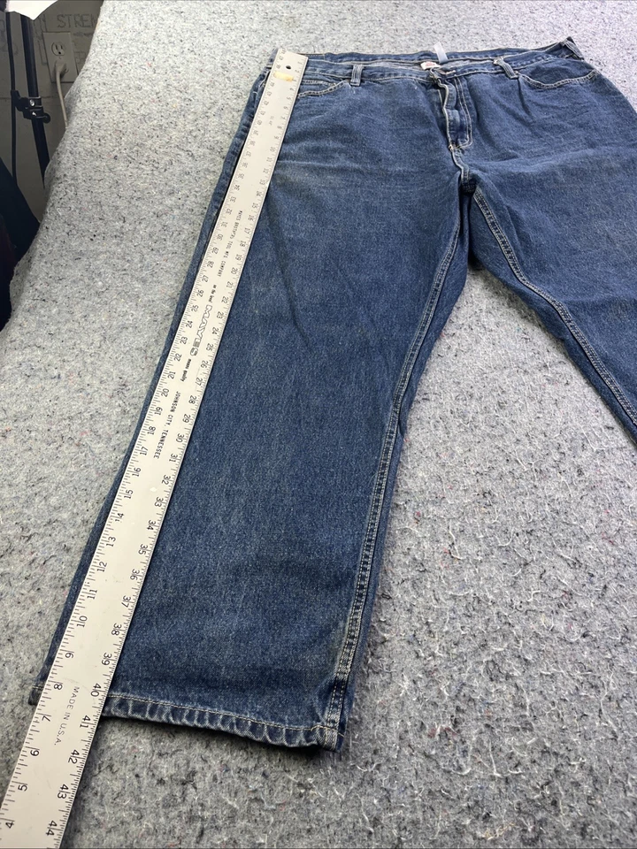 Open Trails Men’s Jeans 42x30 Blue Denim Straight Fit Made in Swaziland RN 67227 - Image 3 of 4