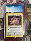 CGC PERFECT 10 Pristine Team Rocket’s Meowth Black Star Promo 18 Blue Label WOTC