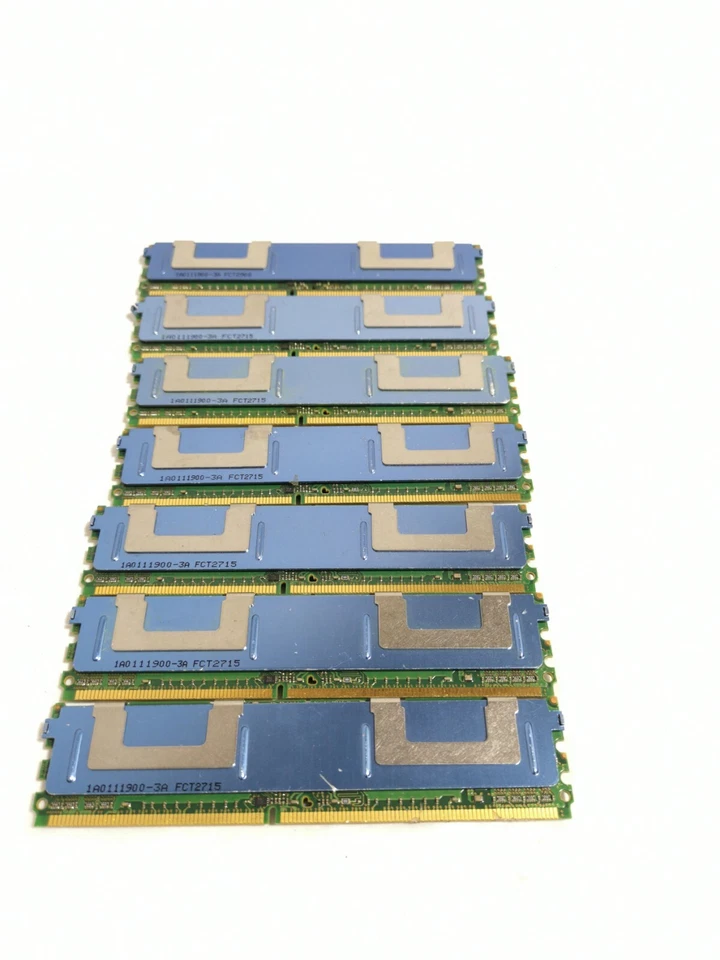 X7 - Micron MT18HTF12872FDY-667D5D3 1GB 2RX8 DDR2 FRU:39M5784 - Image 2 of 4