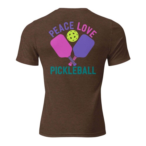 Women's Peace, Love, Pickleball Short Sleeve T-Shirt - Picture 53 of 110