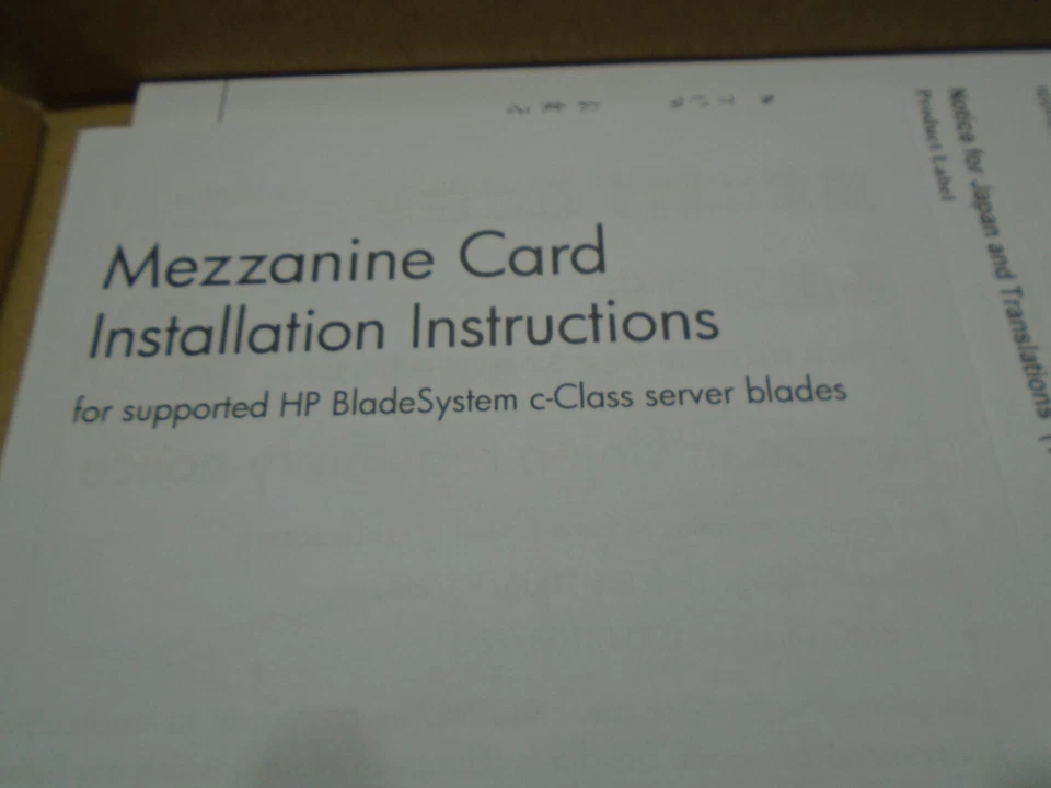 *NEW* HP / EMULEX 404987-001 / 405921-001 / HBA 4GB MEZZANINE CARD - Image 3 of 4