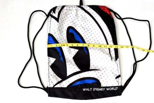 Minnie and Micky Mouse Tote Bag 2016 Mesh with Drawstrings for Backpack 18 X 13" - Picture 6 of 10
