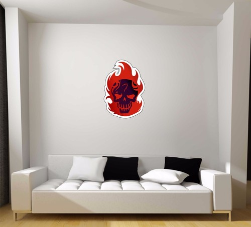 Suicide Squad Diablo Repositionable Graphic Decal Sticker Gift Supervillains - Picture 2 of 2