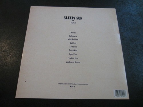Sleepy Sun Fever LP UK 2010 ATP Recordings N MINT - Picture 2 of 3