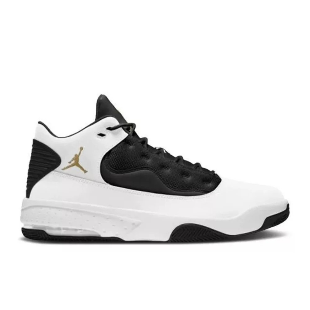 Nike Air Jordan Max Aura 2 Белый Черный Золотой металлик CK6636-107 Мужские 8-13
