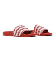 Adidas Adilette Polka Dot Red Women's Slides Sandals FX5921 PICK SIZE