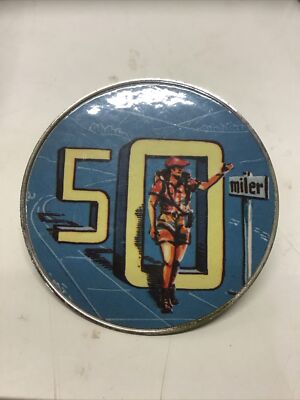 1950/60 s Era  Boy Scouts 2  Metal 50 Miler Neckerchief Slide