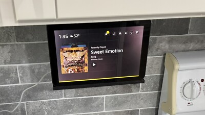 Amazon Echo Show 8 Under Cabinet Mount For Gens 1-3 W/Cord Keeper And Hardware