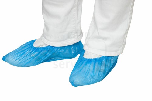 100 CPE-Überschuhe – OP-Schuhüberzieher, Hygiene-Überschuhe Für Klinik, Reinraum & Besucher