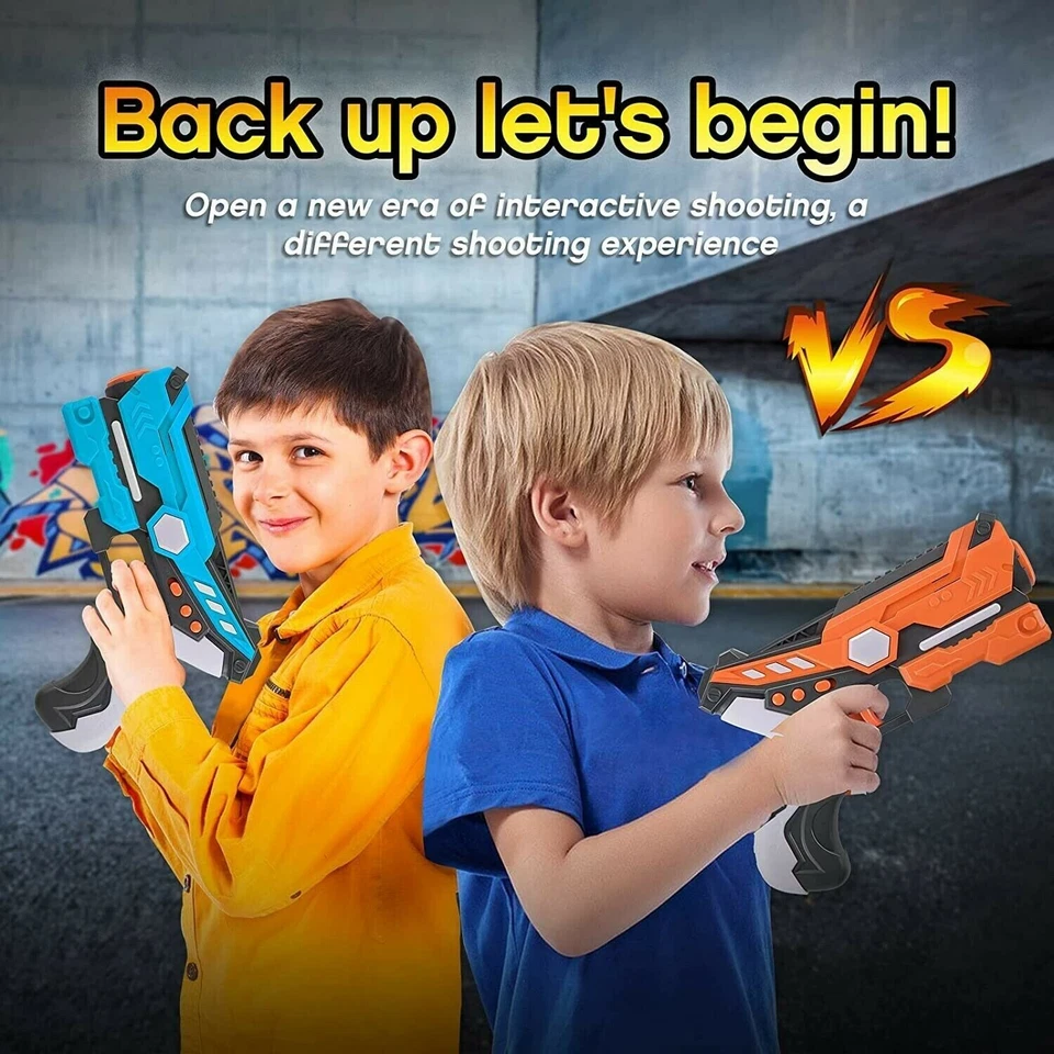 Pistolas con etiqueta láser con chaleco--Los mejores regalos para todas las edades-Suministros para fiestas de cumpleaños Foto 3 de 4