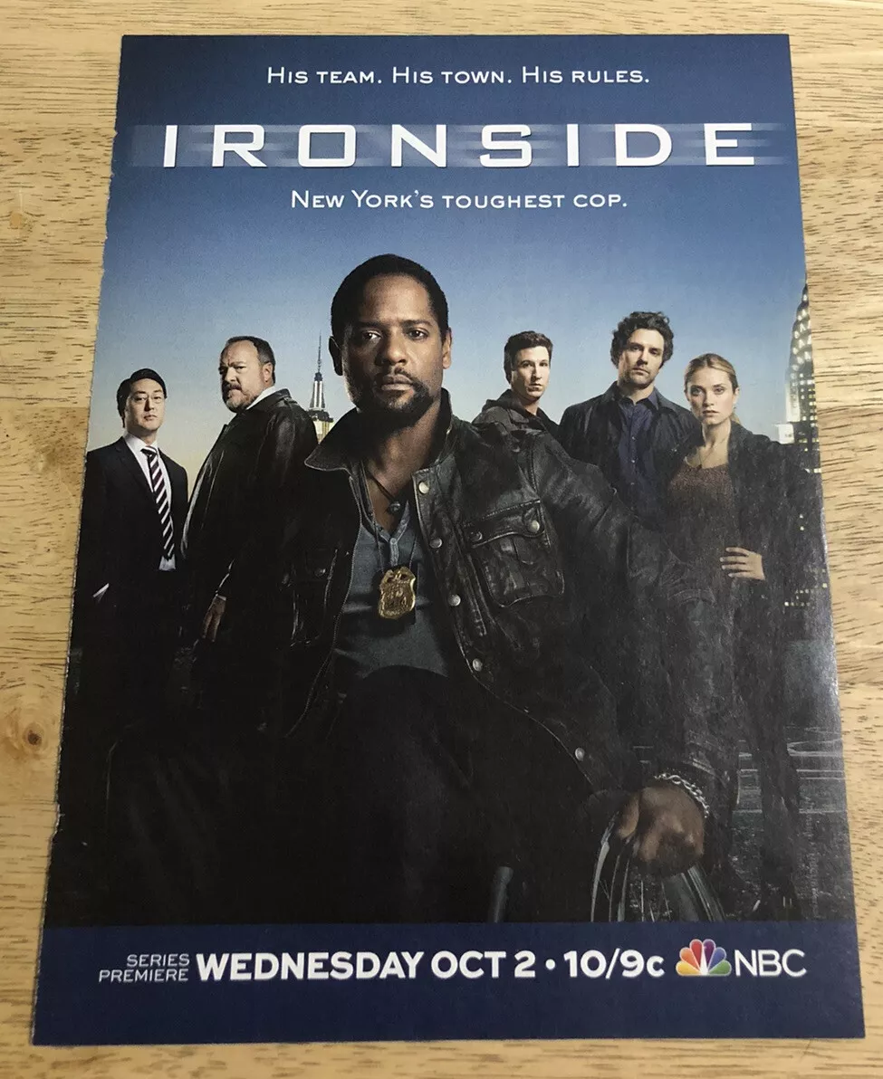 IRONSIDE Blair Underwood TV Ad - 2013 Magazine Print Ad Clipping