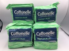 Cottonelle Aloe Flushable Wet Wipes 672 Count,  DISHEVELED PACKS  LONG DATES