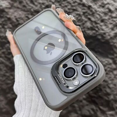 Shockproof Mag Safe Case For iPhone 16 17 Pro Max 15 14 13 12 Camera Lens Cover