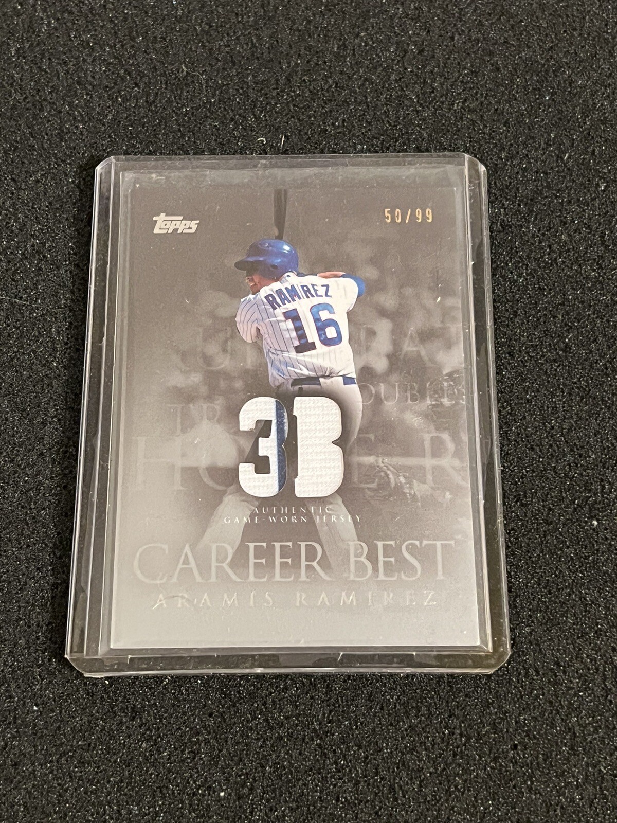Aramis Ramirez 2009 Topps Career Best Silver Game Used Jersey #d /99 Cubs