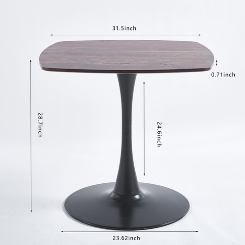 Special Dining Table Black Walnut Kitchen Table Executive Desk eBay