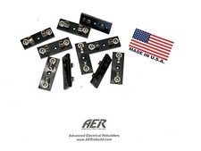 10 Lot Vintage Automotive USA Made Single Fuse Block Glass AGC SFE Restoration
