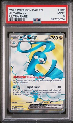 2023 Altaria EX Pokémon Paradox Rift 232/182 Holo Ultra Rare - PSA