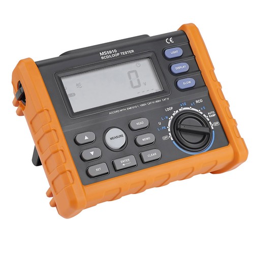 PEAKMETER MS5910 Resistance Meter Auto/Manual Range RCD Loop Resistance Tester - Bild 4 von 6