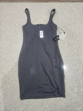Express Bodycon Tank Dress Gray XS Extra Small NEW NWT