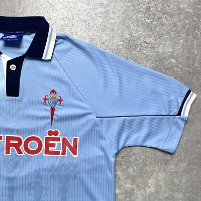 1997-98 UMBRO CELTA home shirt Singed MAZINHO #6】 | eBay