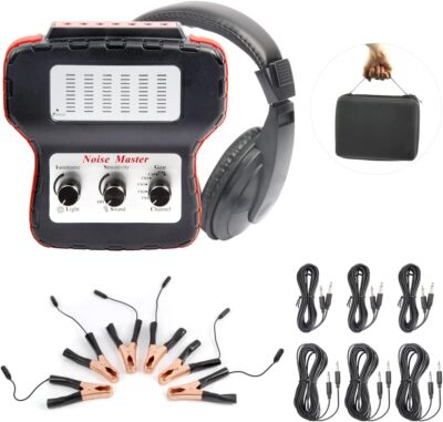 Automotive Electronic Stethoscope Car Engine Noise Detector Sound Finder Tool 