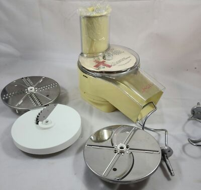 Vintage Sears Kitchen Machine Food Processor Attachments Accessory Blade Slice