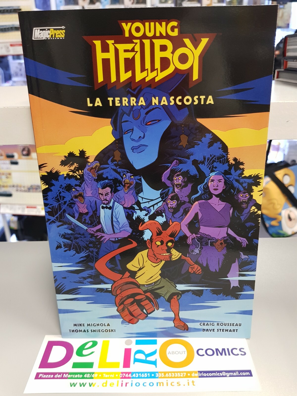 YOUNG HELLBOY - LA TERRA NASCOSTA Ed. MAGIC PRESS SCONTO 5%