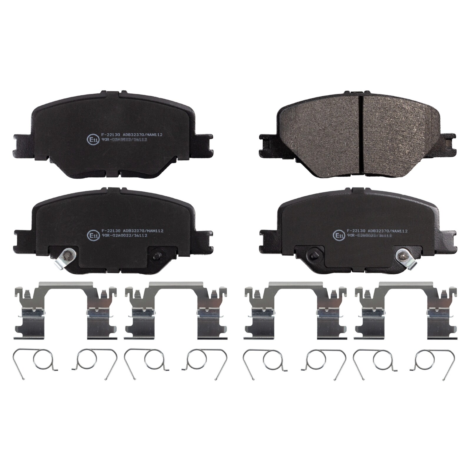 FEBI 116247 BRAKE PAD SET DISC BRAKE Front - Image 11