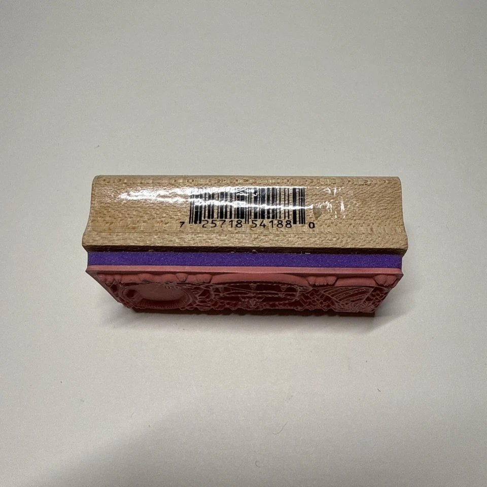 Sello de goma de madera para celebrar fiesta de cumpleaños Inkadinkado 4188J Foto 4 de 4