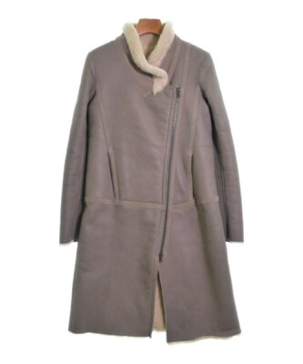 Neil Barrett Mouton Coat Gray XS 2200453628013 | eBay