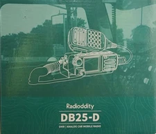 Radioddity DB25-D DMR Pro Dual Mini Mobile Car Truck Radio VHF UHF-USED