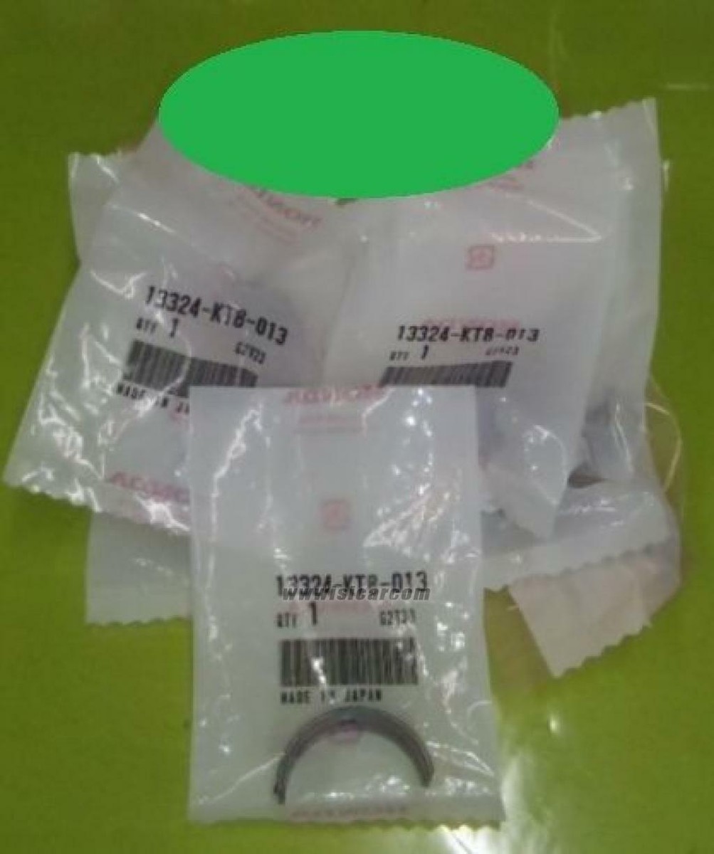 HONDA CBR400RR NC29 CRANKSHAFT MAIN BEARING B GREEN SET X12pcs