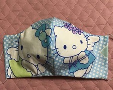 Men s/Larger Woman Hello Kitty Face Mask Washable Reusable Filter Pocket