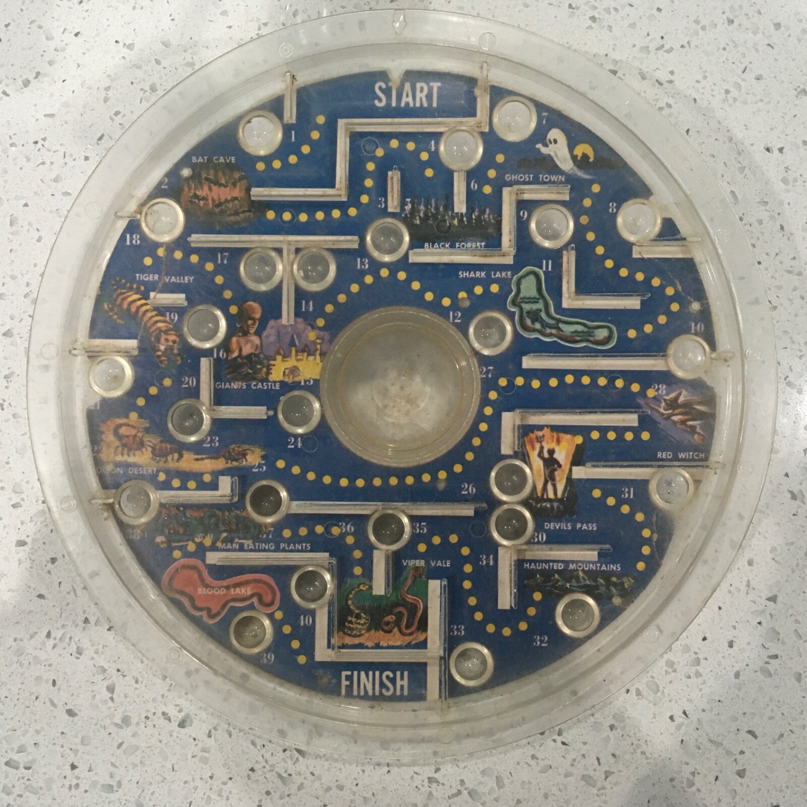 Vintage 1960’s Hasbro Marble Maze Game eBay