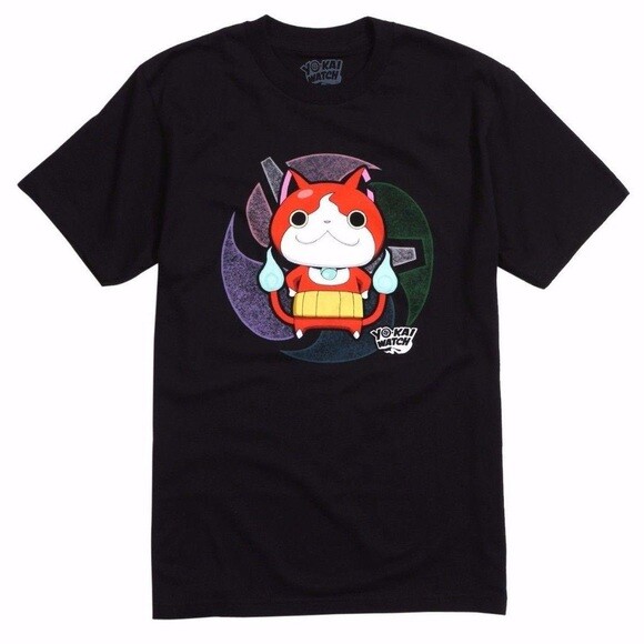 Yo Kai Watch Graphic Black Short Sleeve Crewneck T-Shirt Men's Small View 2