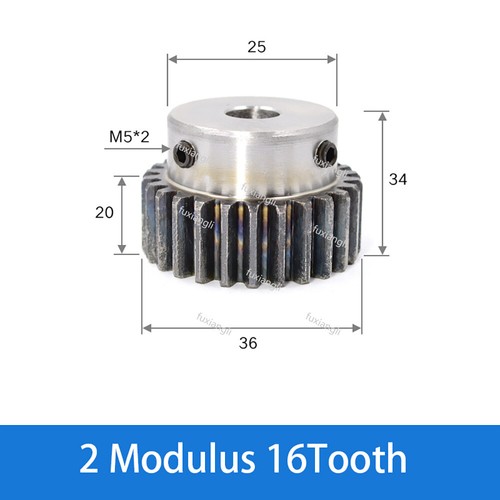 2 engranajes helicoidales Mod 12-40 dientes paso 6,28 mm 45# acero con engranaje motor piñón llave - Imagen 12 de 31