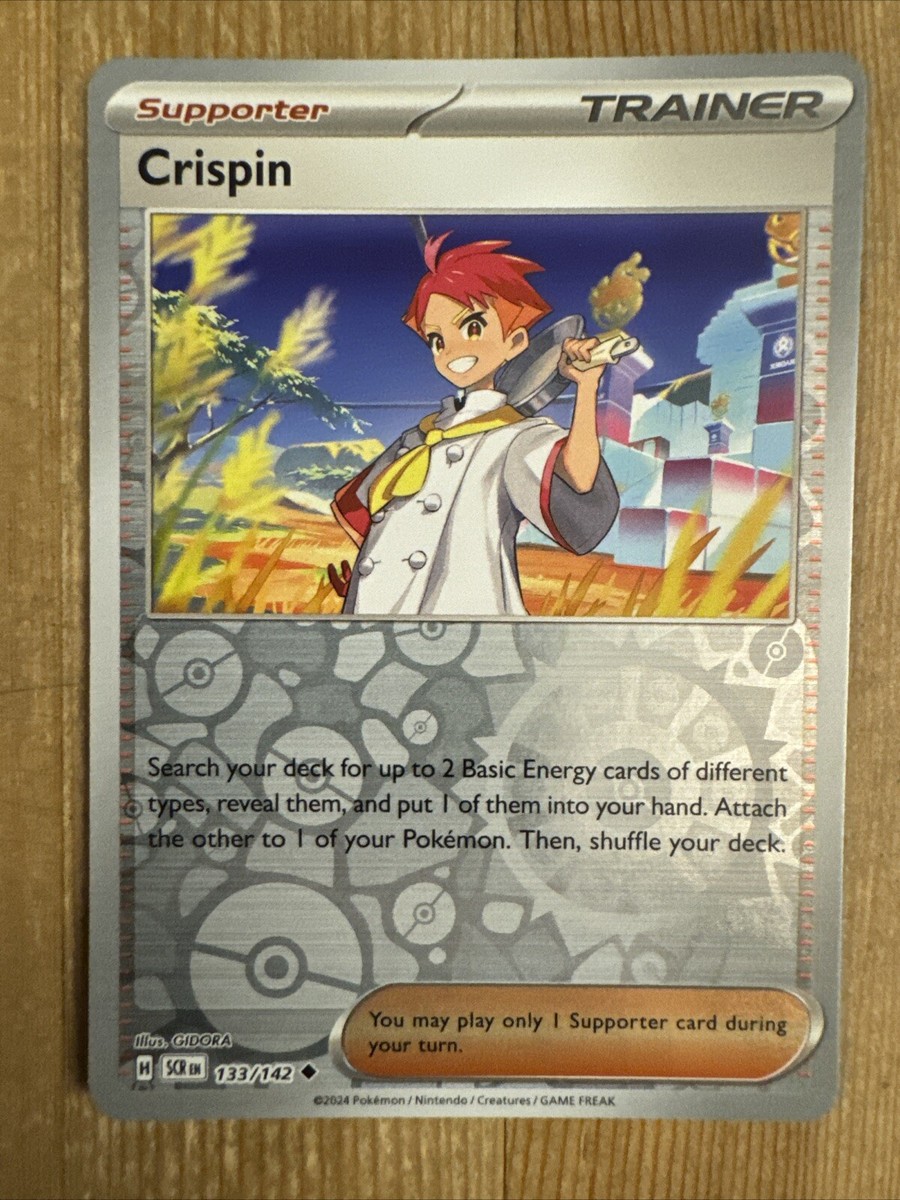 Crispin 133/142 Stellar Crown Reverse Holo Pokemon Card NM | eBay